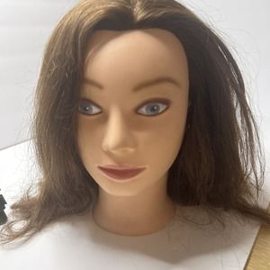 Cosmetology Mannequin Head Ms Amanda Brown Hair Practice Hairdresser